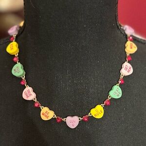 Betsey Johnson NWT Valentines Sweetheart Collar Necklace